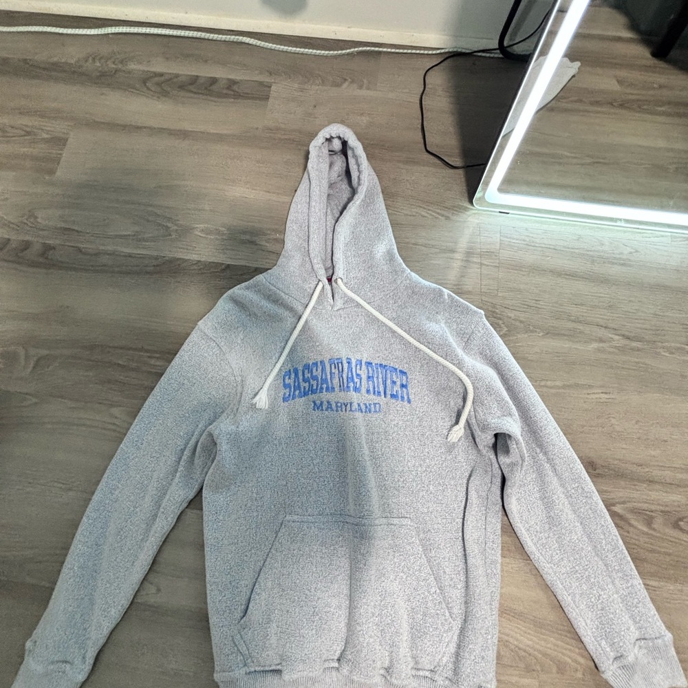 Gray Hooded Sweatshirt size l